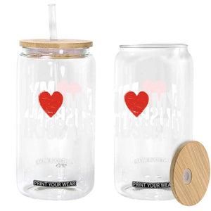 Cool Marriage Humor Gift For Wife Glass Can I Love My Husband TS12 Print Your Wear