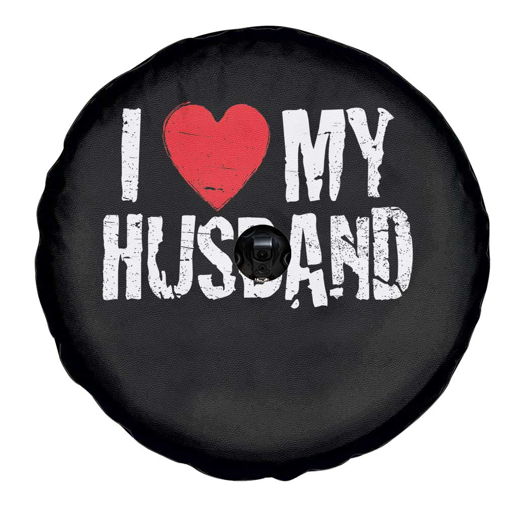 Cool Marriage Humor Gift For Wife Spare Tire Cover I Love My Husband TS12 Print Your Wear