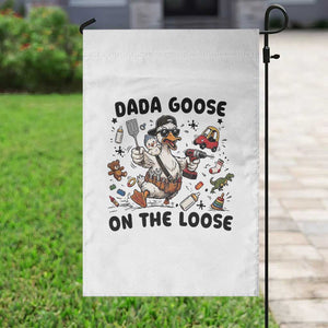 Dada Goose On The Loose Garden Flag Funny Fatherhood Humor Gift