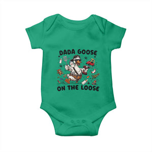 Dada Goose On The Loose Baby Onesie Funny Fatherhood Humor Gift TS12 Irish Green Print Your Wear