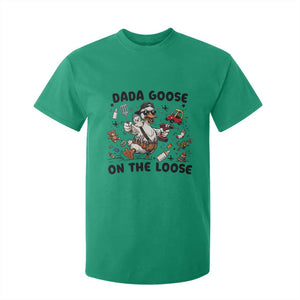 Dada Goose On The Loose T Shirt For Kid Funny Fatherhood Humor Gift TS12 Irish Green Print Your Wear