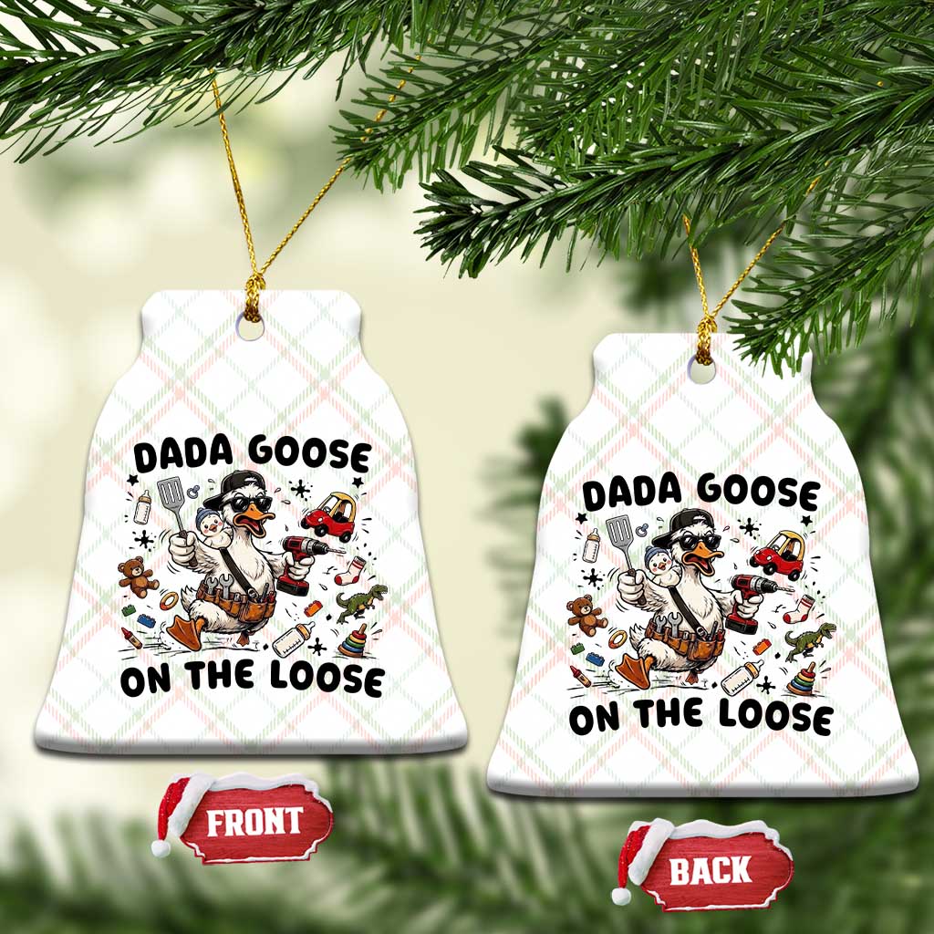 Dada Goose On The Loose Ceramic Ornament Funny Fatherhood Humor Gift TS12 Print Your Wear