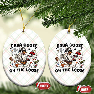Dada Goose On The Loose Ceramic Ornament Funny Fatherhood Humor Gift TS12 Print Your Wear