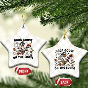 Dada Goose On The Loose Ceramic Ornament Funny Fatherhood Humor Gift TS12 Print Your Wear