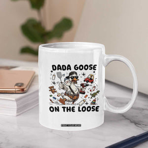Dada Goose On The Loose Coffee Mug Funny Fatherhood Humor Gift TS12 Print Your Wear