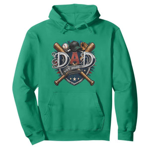 Baseball Dad Est 2026 Hoodie New Dad Father's Day Gift TS12 Irish Green Print Your Wear