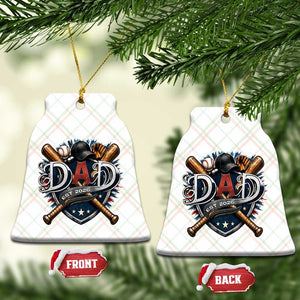 Baseball Dad Est 2026 Ceramic Ornament New Dad Father's Day Gift TS12 Print Your Wear
