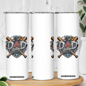 Baseball Dad Est 2026 Skinny Tumbler New Dad Father's Day Gift TS12 Print Your Wear