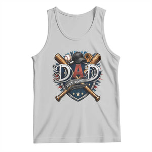 Baseball Dad Est 2026 Tank Top New Dad Father's Day Gift TS12 Ash Print Your Wear