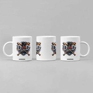 Baseball Dad Est 2026 Coffee Mug New Dad Father's Day Gift TS12 Print Your Wear