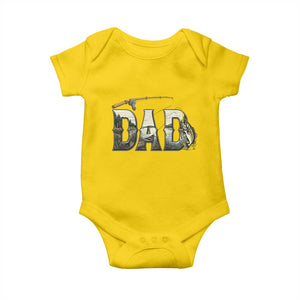 Fishing Dad Baby Onesie Funny Angler Fathers Day Gift TS12 Daisy Print Your Wear