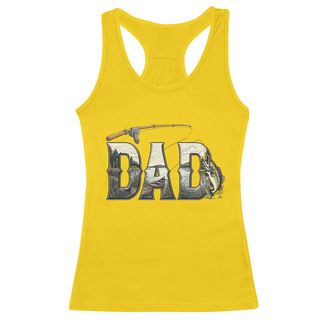 Fishing Dad Racerback Tank Top Funny Angler Fathers Day Gift TS12 Daisy Print Your Wear