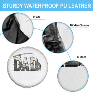 Fishing Dad Spare Tire Cover Funny Angler Fathers Day Gift TS12 Print Your Wear