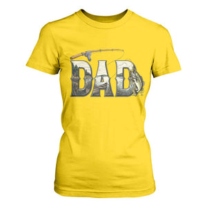 Fishing Dad T Shirt For Women Funny Angler Fathers Day Gift TS12 Daisy Print Your Wear