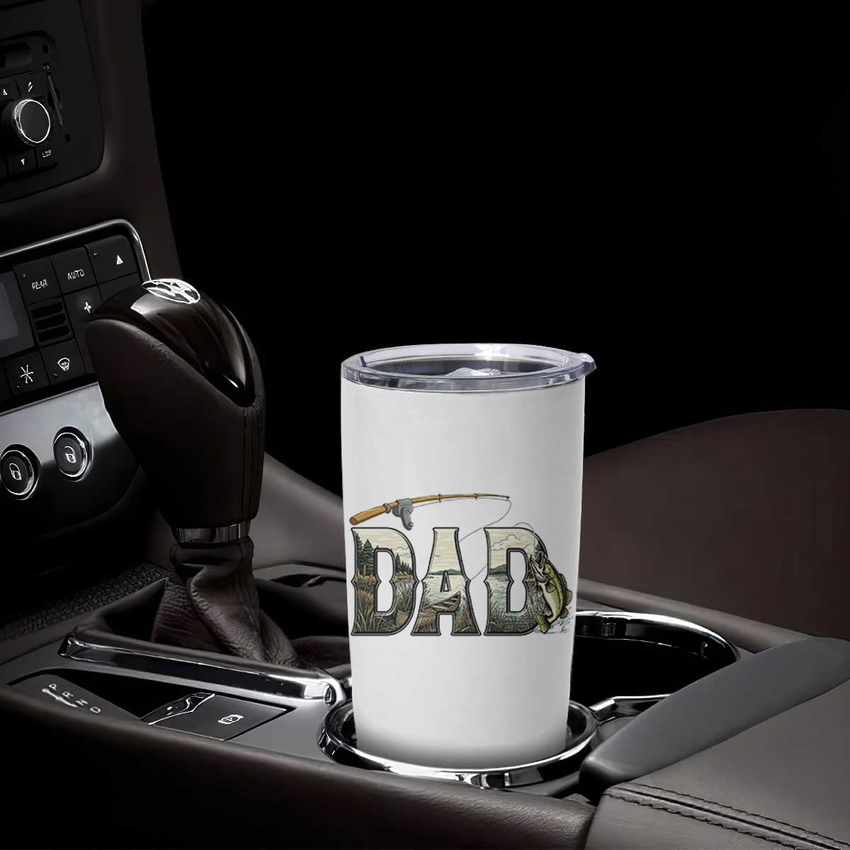 Fishing Dad Tumbler Cup Funny Angler Fathers Day Gift TS12 Print Your Wear
