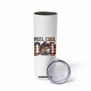 Patriotic Reel Cool Dad Skinny Tumbler American Flag Fishing Fathers Day Gift TS12 Print Your Wear