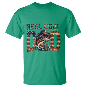 Patriotic Reel Cool Dad T Shirt American Flag Fishing Fathers Day Gift TS12 Irish Green Print Your Wear