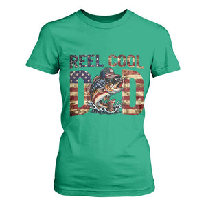 Patriotic Reel Cool Dad T Shirt For Women American Flag Fishing Fathers Day Gift TS12 Irish Green Print Your Wear