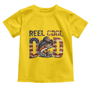 Patriotic Reel Cool Dad Toddler T Shirt American Flag Fishing Fathers Day Gift TS12 Daisy Print Your Wear