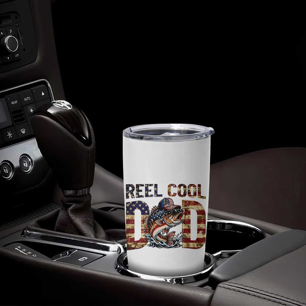 Patriotic Reel Cool Dad Tumbler Cup American Flag Fishing Fathers Day Gift TS12 Print Your Wear