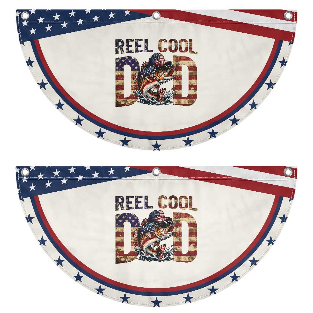 Reel Cool Dad Patriotic Fan Flag American Flag Fishing Fathers Day Gift
