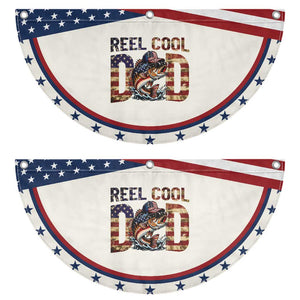 Reel Cool Dad Patriotic Fan Flag American Flag Fishing Fathers Day Gift