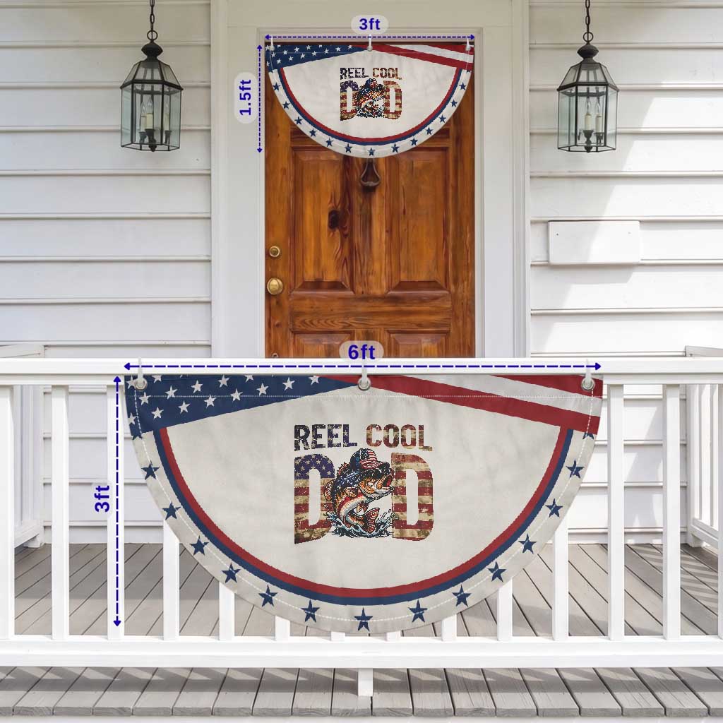 Reel Cool Dad Patriotic Fan Flag American Flag Fishing Fathers Day Gift