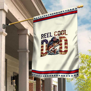 Reel Cool Dad Patriotic Garden Flag American Flag Fishing Fathers Day Gift TS12 Modern Beige Red Print Your Wear