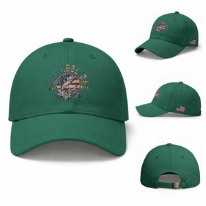 Reel Cool Dad Graphic Baseball Cap 4th Of July Fishing Patriotic Dad TS12 Baseball Cap Universal Fit Irish Green Print Your Wear