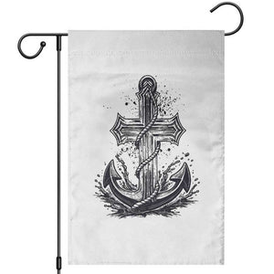 Faith Family Fishing Jesus Cross Anchor Garden Flag Funny Christian Fisherman TS12 White Print Your Wear