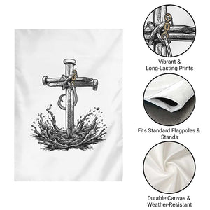 Faith Family Fishing Garden Flag Christian Jesus Cross Fathers Day Gift TS12 Print Your Wear