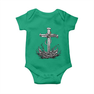 Faith Family Fishing Baby Onesie Christian Jesus Cross Fathers Day Gift TS12 Irish Green Print Your Wear