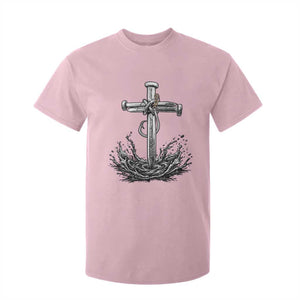 Faith Family Fishing T Shirt For Kid Christian Jesus Cross Fathers Day Gift TS12 Light Pink Print Your Wear