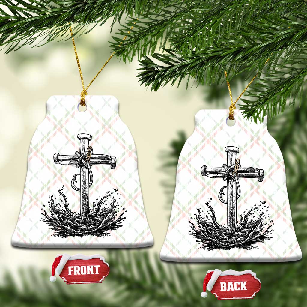 Faith Family Fishing Ceramic Ornament Christian Jesus Cross Fathers Day Gift TS12 Print Your Wear