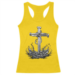 Faith Family Fishing Racerback Tank Top Christian Jesus Cross Fathers Day Gift TS12 Daisy Print Your Wear