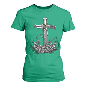 Faith Family Fishing T Shirt For Women Christian Jesus Cross Fathers Day Gift TS12 Irish Green Print Your Wear
