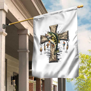 Camo Jesus Cross Fishing Garden Flag Faith Family Fishing Fathers Day TS12 Print Your Wear