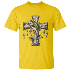 Camo Jesus Cross Fishing T Shirt Faith Family Fishing Fathers Day TS12 Daisy Print Your Wear