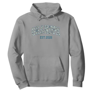 Promoted To Grandpa Est 2026 Hoodie Camo Fishing New Grandpa Gift TS12 Sport Gray Print Your Wear