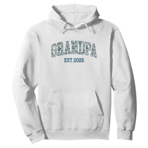 Promoted To Grandpa Est 2026 Hoodie Camo Fishing New Grandpa Gift TS12 White Print Your Wear