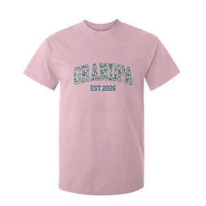 Promoted To Grandpa Est 2026 T Shirt For Kid Camo Fishing New Grandpa Gift TS12 Light Pink Print Your Wear
