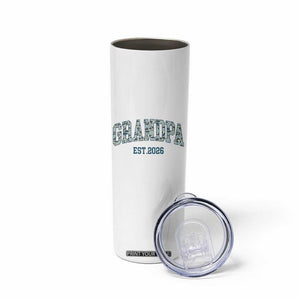 Promoted To Grandpa Est 2026 Skinny Tumbler Camo Fishing New Grandpa Gift TS12 Print Your Wear