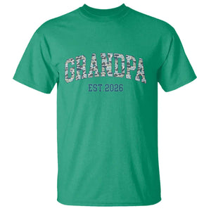 Promoted To Grandpa Est 2026 T Shirt Camo Fishing New Grandpa Gift TS12 Irish Green Print Your Wear
