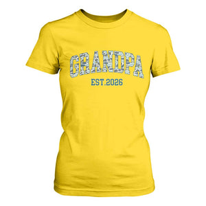 Promoted To Grandpa Est 2026 T Shirt For Women Camo Fishing New Grandpa Gift TS12 Daisy Print Your Wear