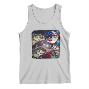 Patriotic Bass Fishing Moon Tank Top 4th Of July Fisherman Gift TS12 Ash Print Your Wear
