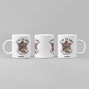 Faith Freedom Fishing Coffee Mug 250 Years Of Christian Fish Hunting TS12 Print Your Wear