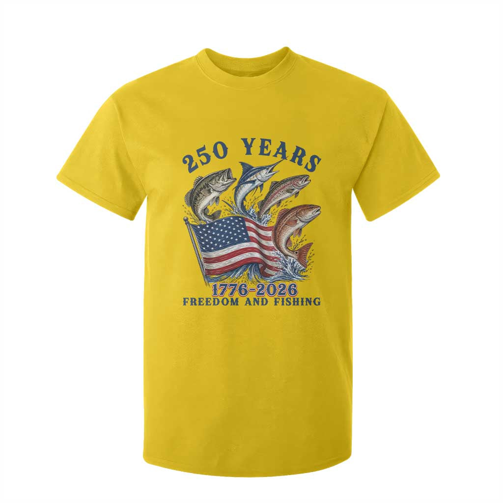 Freedom And Fishing T Shirt For Kid Patriotic American Flag Fisherman Gift TS12 Daisy Print Your Wear