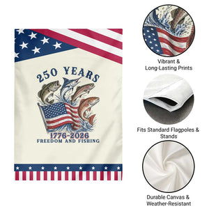 Freedom And Fishing Patriotic Garden Flag American Flag Fisherman Gift TS12 Print Your Wear