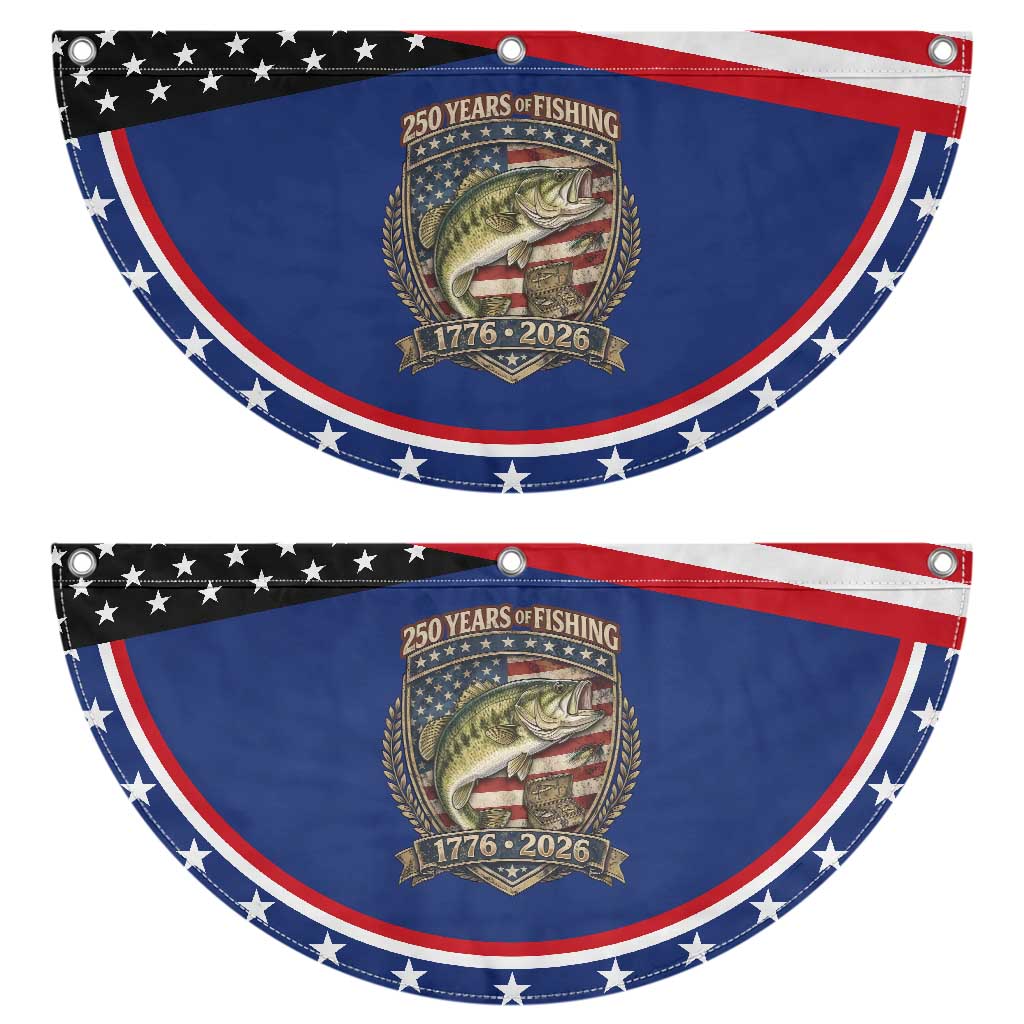 Vintage 250 Years Of Fishing Patriotic Fan Flag American Flag Fisherman TS12 2pcs pack Classic Navy Print Your Wear
