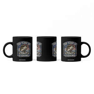 Vintage 250 Years Of Fishing Coffee Mug Patriotic Angler TS12 Print Your Wear